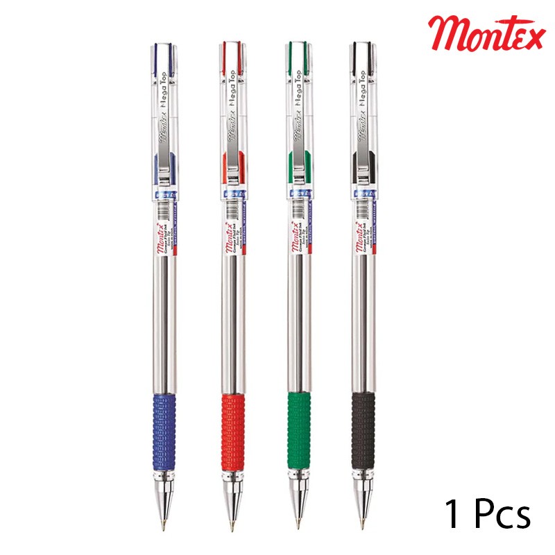 Montex Mega Top Ball Pen 0.7 mm Tip Multi-Color 1 Pcs