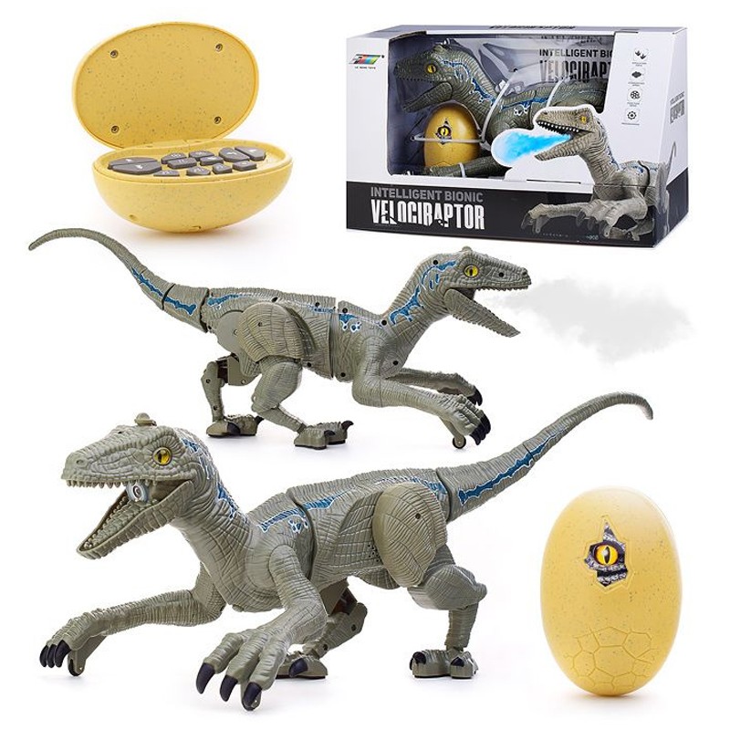 Remote Control Intelligent Velociraptor Dinosaur (K26)